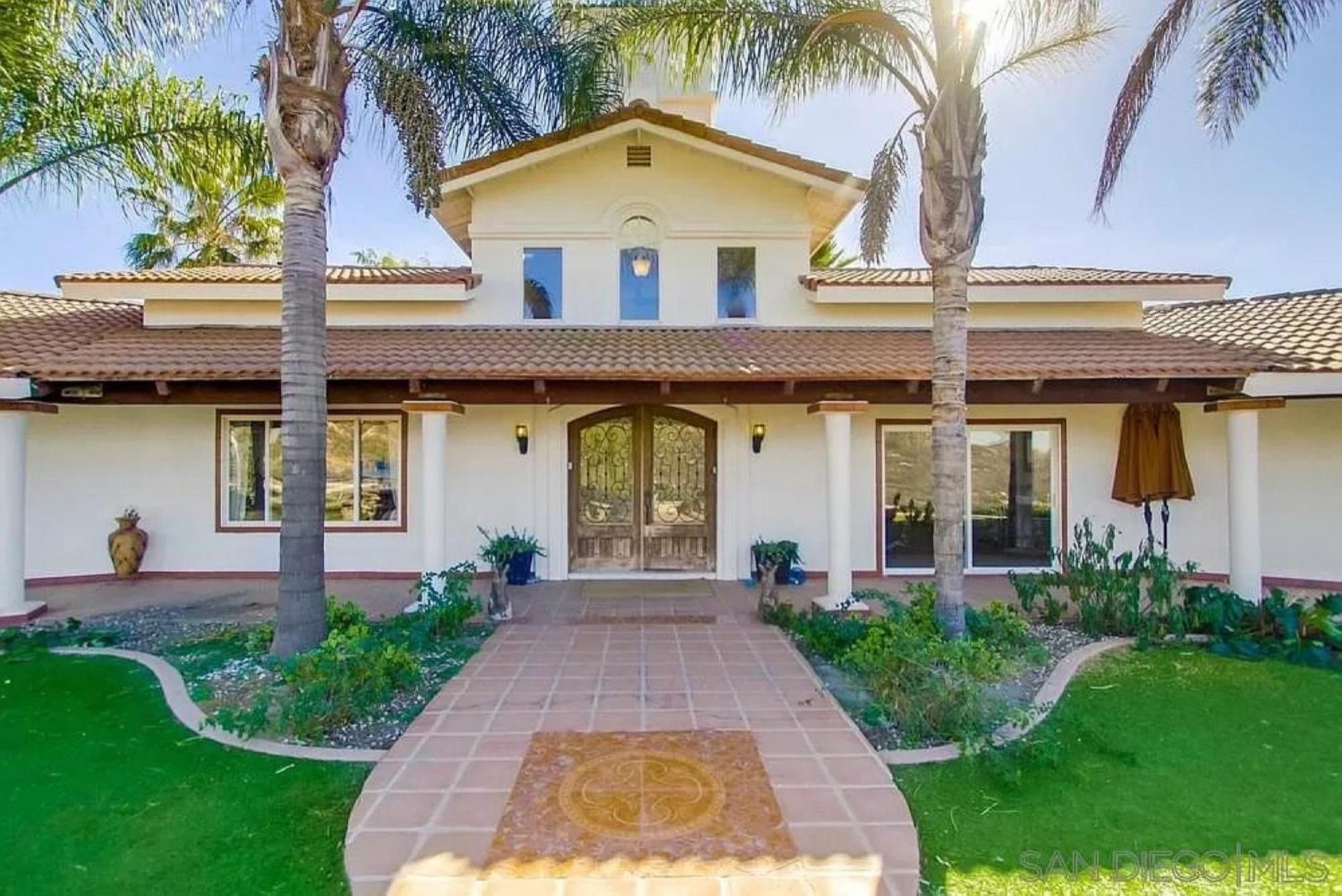 Private Home On 10 Acres - Heated Salt Pool & Jacuzzi, Mountain & City Views, Horseshoes, Basketball, Bbq, Golf Putting, Foosball, Croquet, Bose Stereo, White Cotton Bedding - Hilltop Hacienda, Pool Heat Optional Jamul Zewnętrze zdjęcie